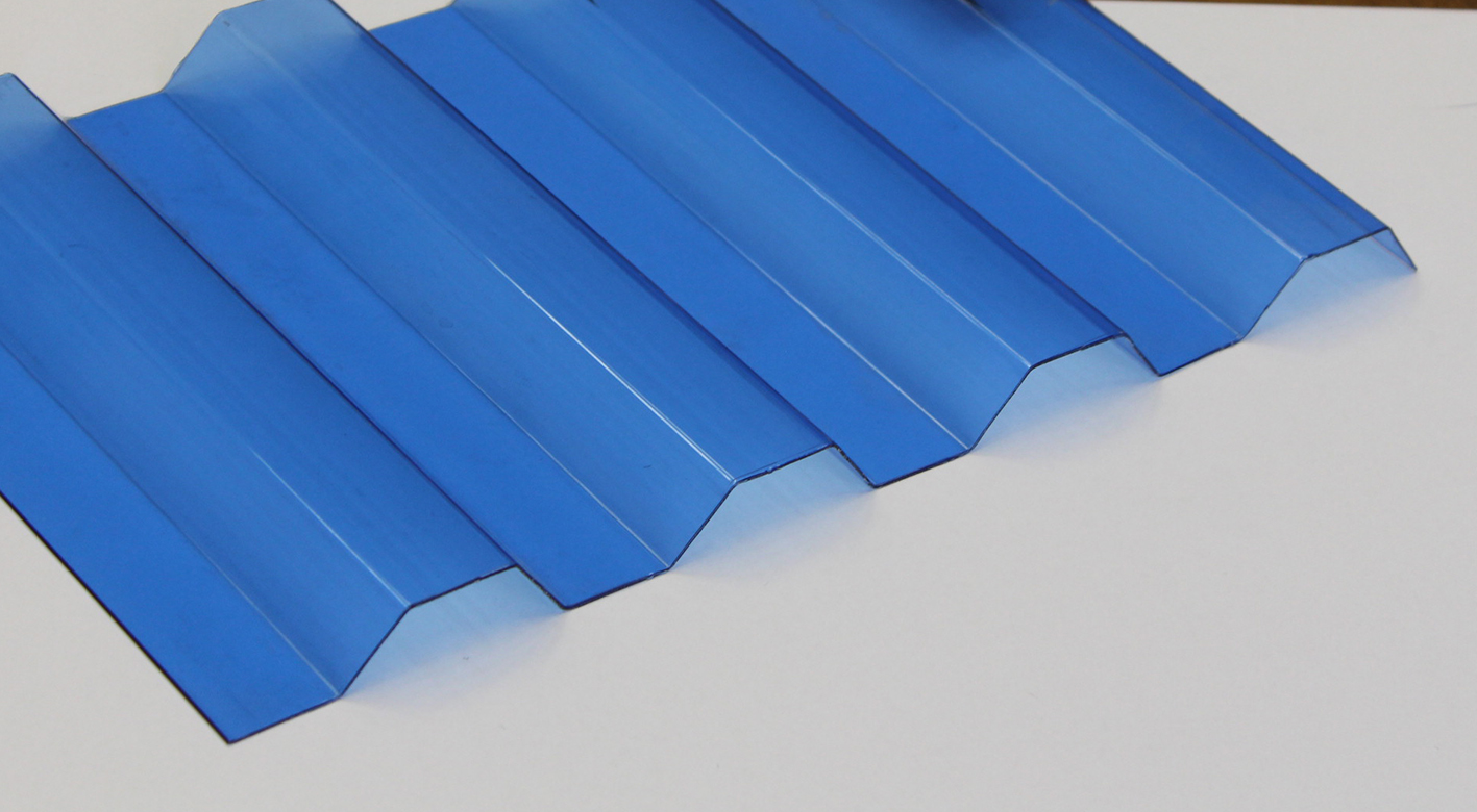 Профилированный МПК Полик Грека Чили 0,80 мм 1260x2000 мм синий 50%